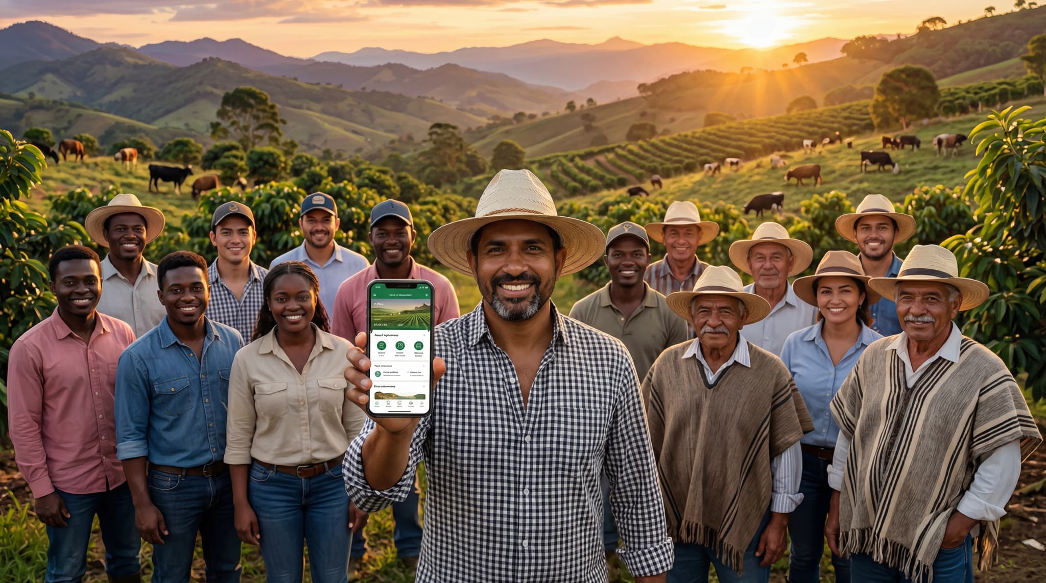 Productores conectados con tecnología